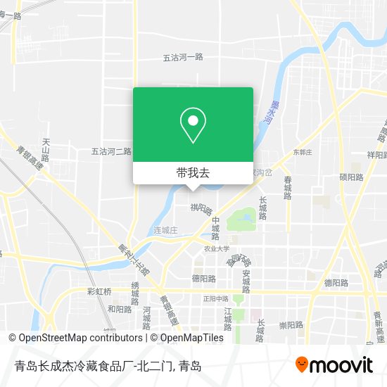 青岛长成杰冷藏食品厂-北二门地图
