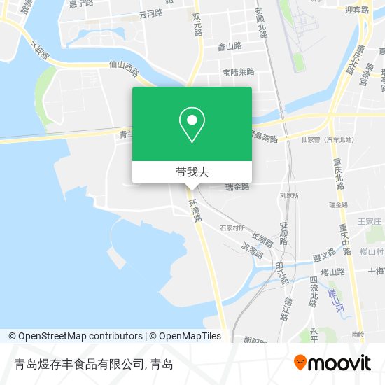 青岛煜存丰食品有限公司地图