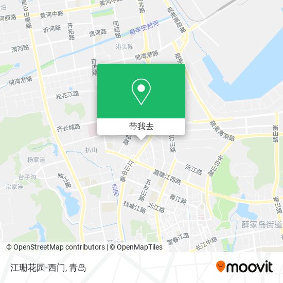 江珊花园-西门地图