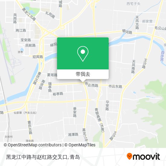 黑龙江中路与赵红路交叉口地图