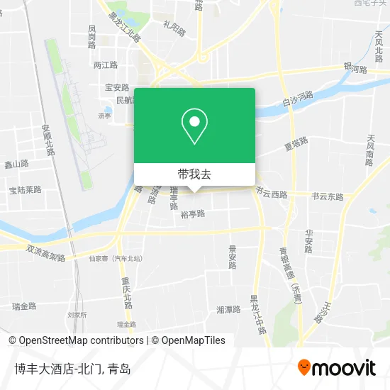 博丰大酒店-北门地图