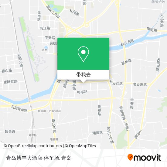 青岛博丰大酒店-停车场地图