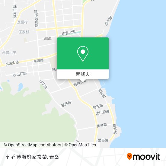 竹香苑海鲜家常菜地图