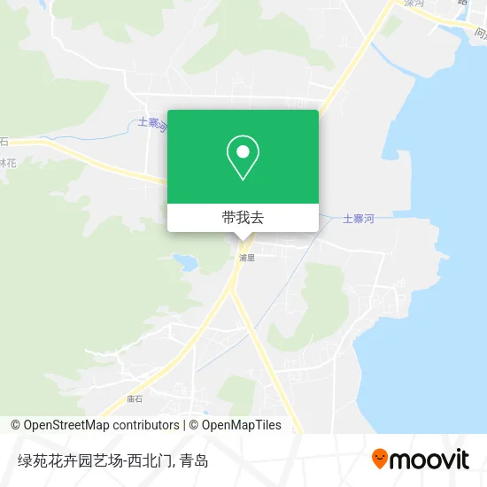 绿苑花卉园艺场-西北门地图