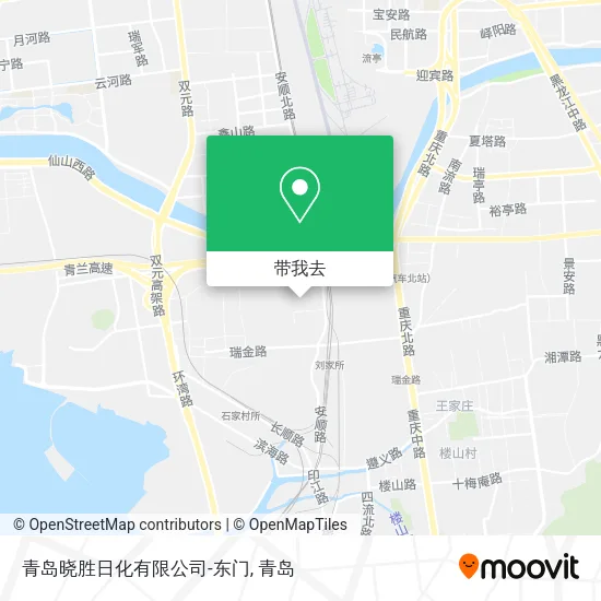 青岛晓胜日化有限公司-东门地图