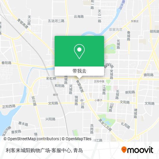 利客来城阳购物广场-客服中心地图