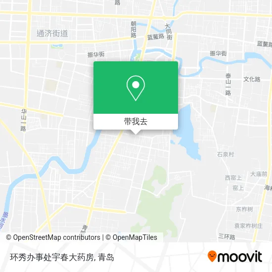 环秀办事处宇春大药房地图