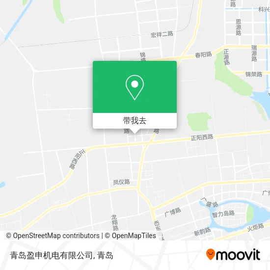 青岛盈申机电有限公司地图