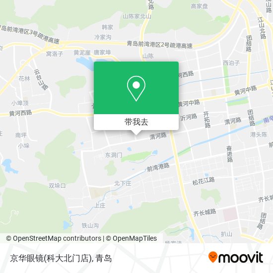 京华眼镜(科大北门店)地图