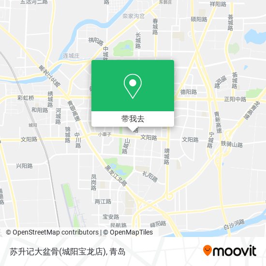 苏升记大盆骨(城阳宝龙店)地图