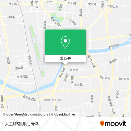 大王牌缝纫机地图