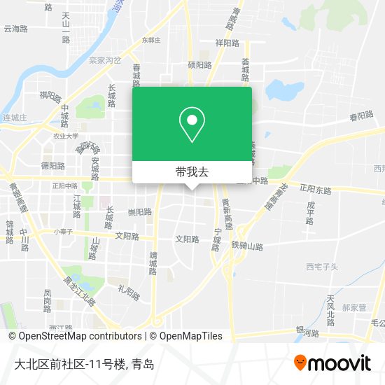 大北区前社区-11号楼地图