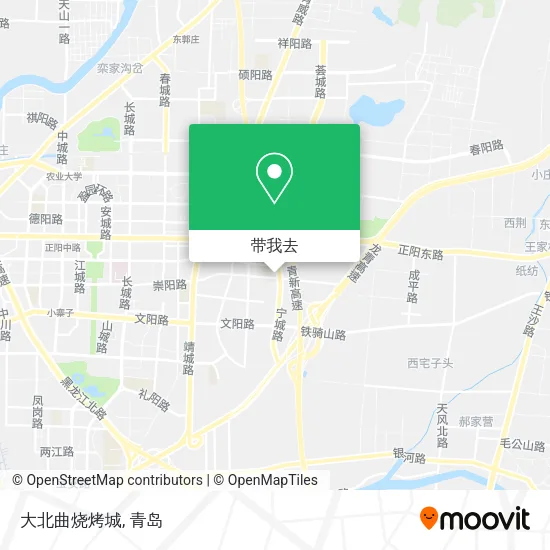 大北曲烧烤城地图
