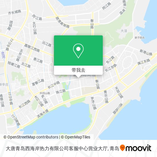 大唐青岛西海岸热力有限公司客服中心营业大厅地图