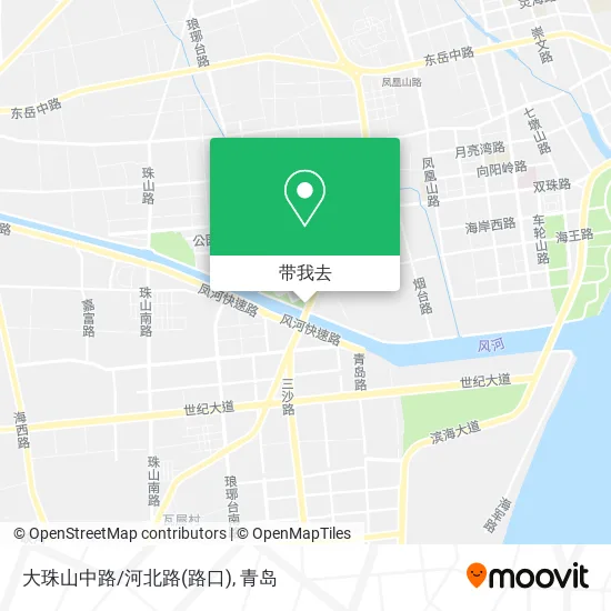 大珠山中路/河北路(路口)地图