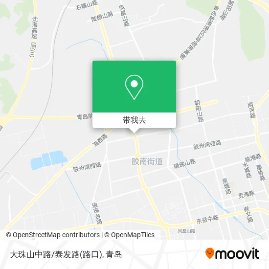 大珠山中路/泰发路(路口)地图