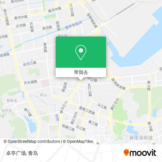 卓亭广场地图