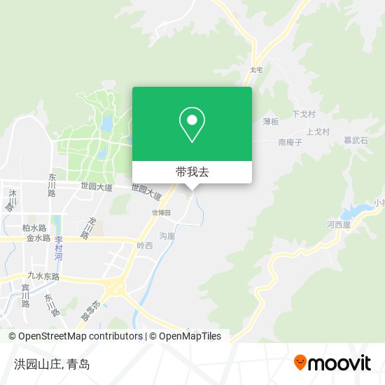 洪园山庄地图