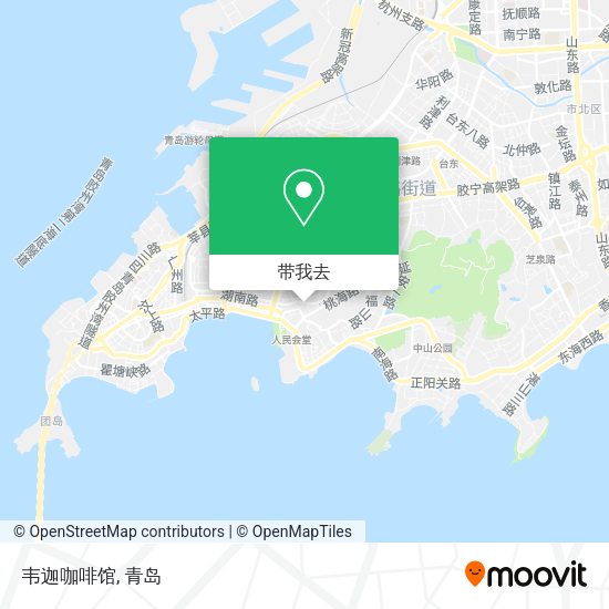 韦迦咖啡馆地图