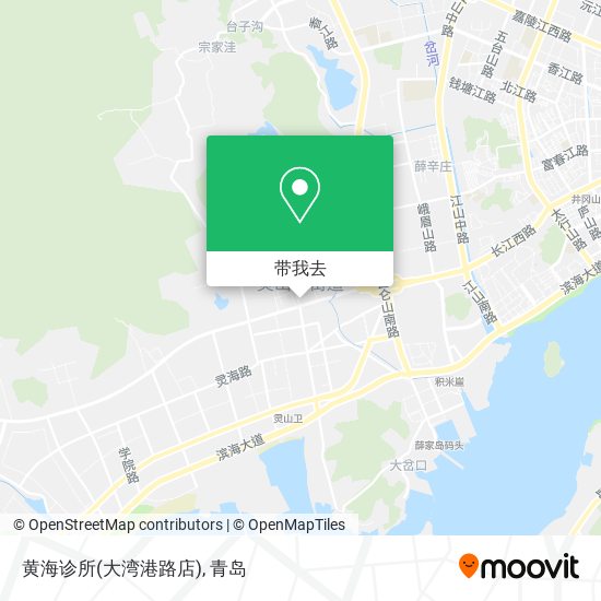 黄海诊所(大湾港路店)地图