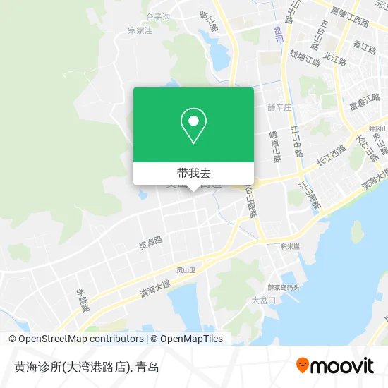 黄海诊所(大湾港路店)地图