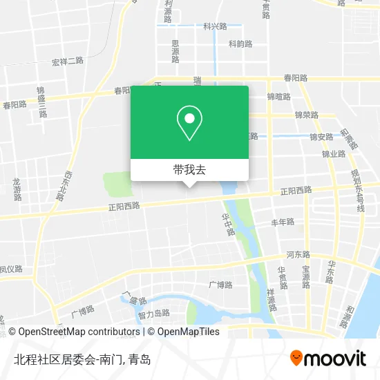 北程社区居委会-南门地图