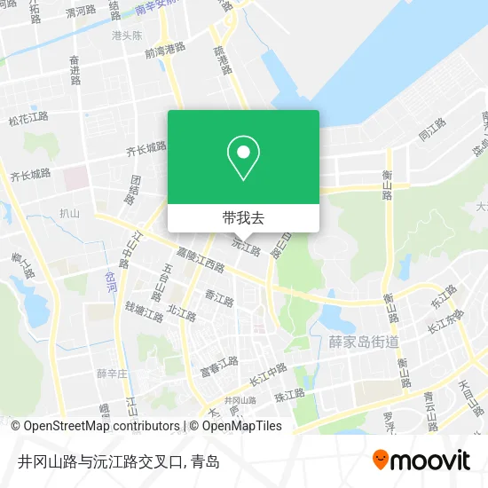 井冈山路与沅江路交叉口地图