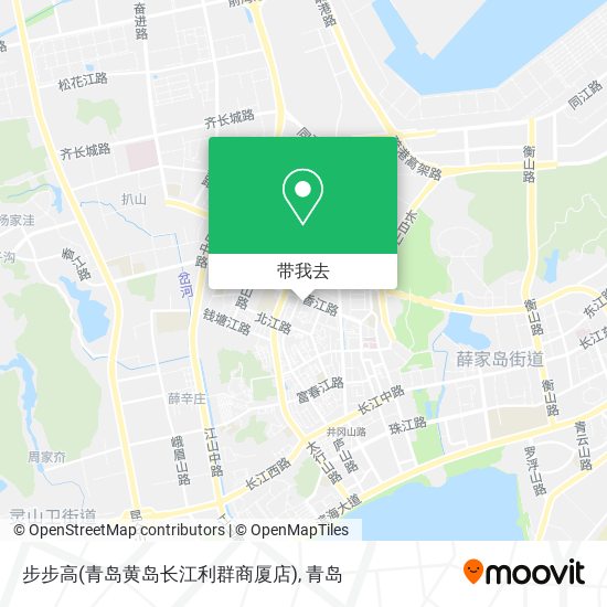 步步高(青岛黄岛长江利群商厦店)地图