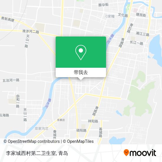 李家城西村第二卫生室地图