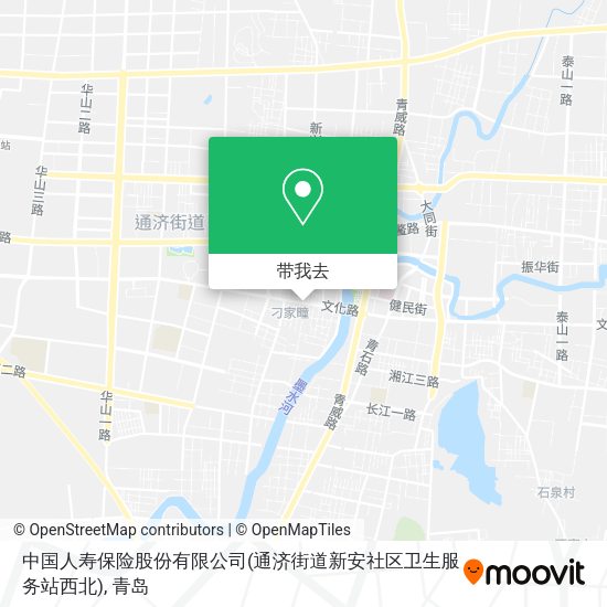 中国人寿保险股份有限公司(通济街道新安社区卫生服务站西北)地图