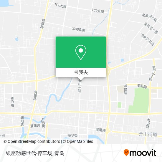 银座动感世代-停车场地图