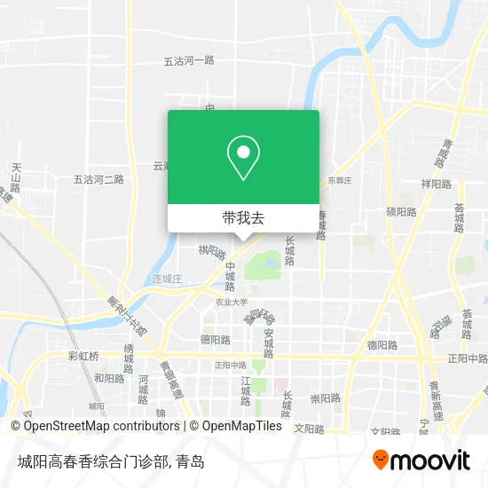 城阳高春香综合门诊部地图