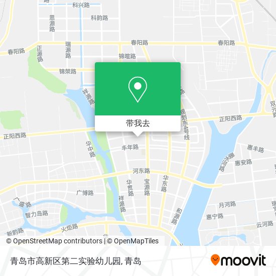 青岛市高新区第二实验幼儿园地图