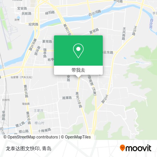 龙泰达图文快印地图