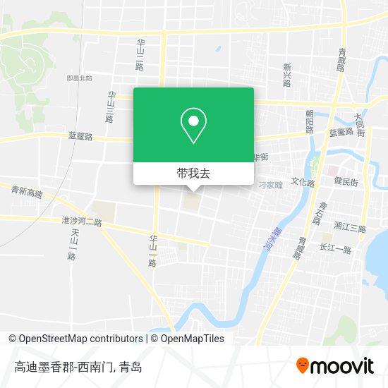 高迪墨香郡-西南门地图