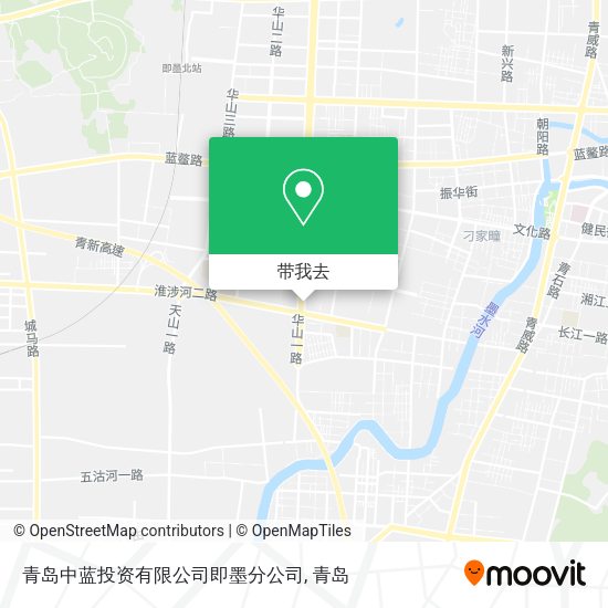 青岛中蓝投资有限公司即墨分公司地图