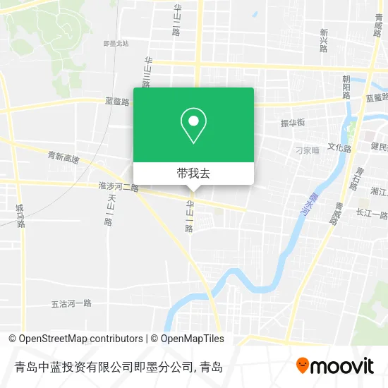 青岛中蓝投资有限公司即墨分公司地图