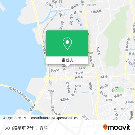 兴山路早市-3号门地图