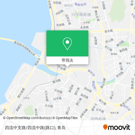 四流中支路/四流中路(路口)地图