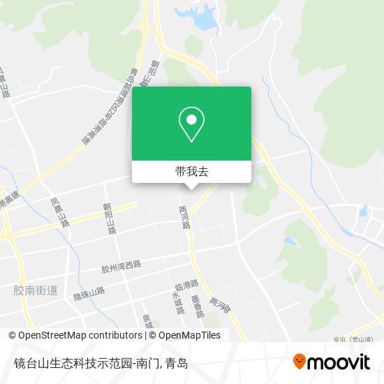 镜台山生态科技示范园-南门地图