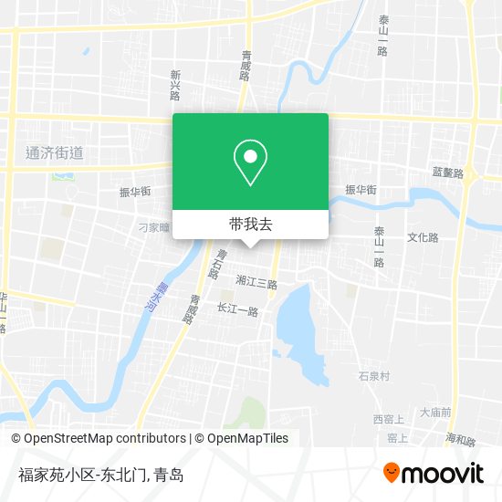 福家苑小区-东北门地图