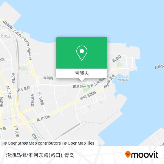 澎湖岛街/淮河东路(路口)地图