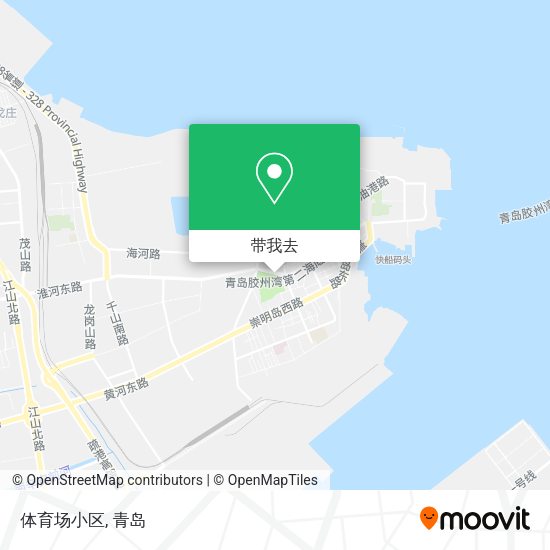 体育场小区地图