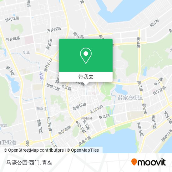 马濠公园-西门地图