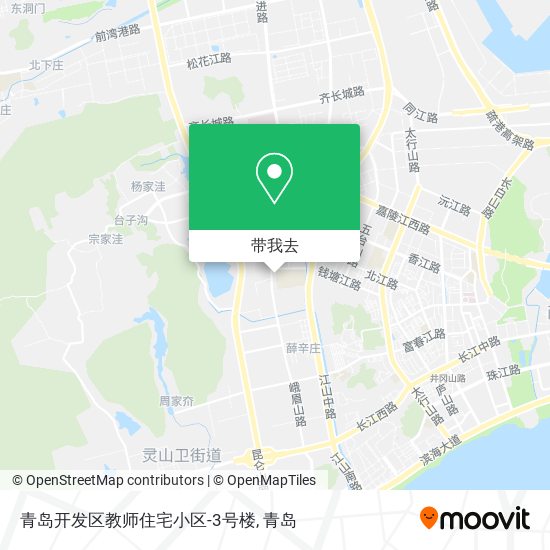 青岛开发区教师住宅小区-3号楼地图