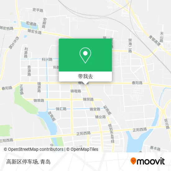 高新区停车场地图
