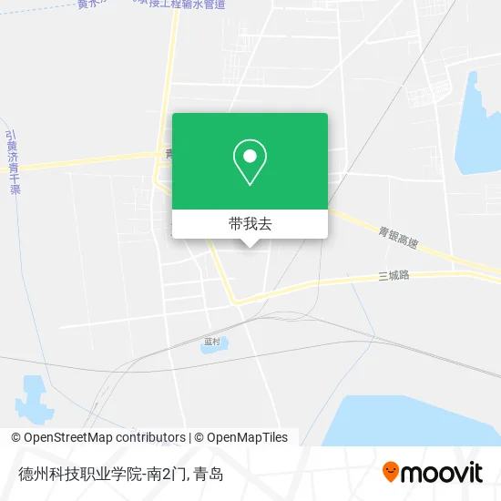 德州科技职业学院-南2门地图