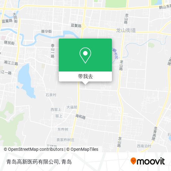青岛高新医药有限公司地图