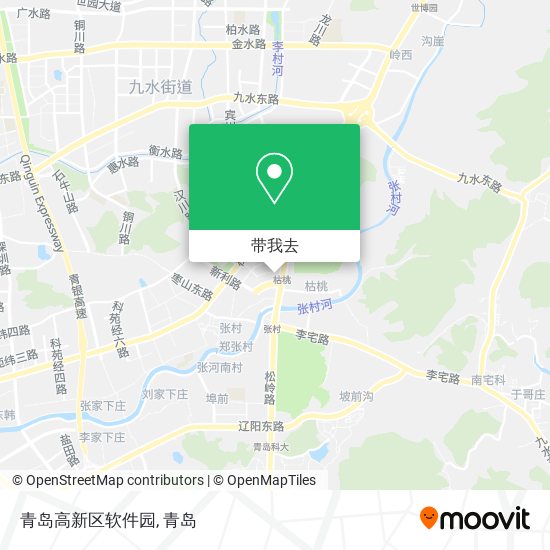 青岛高新区软件园地图