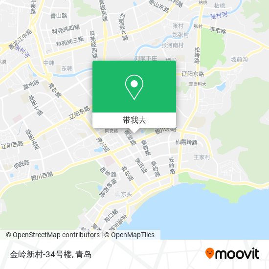 金岭新村-34号楼地图